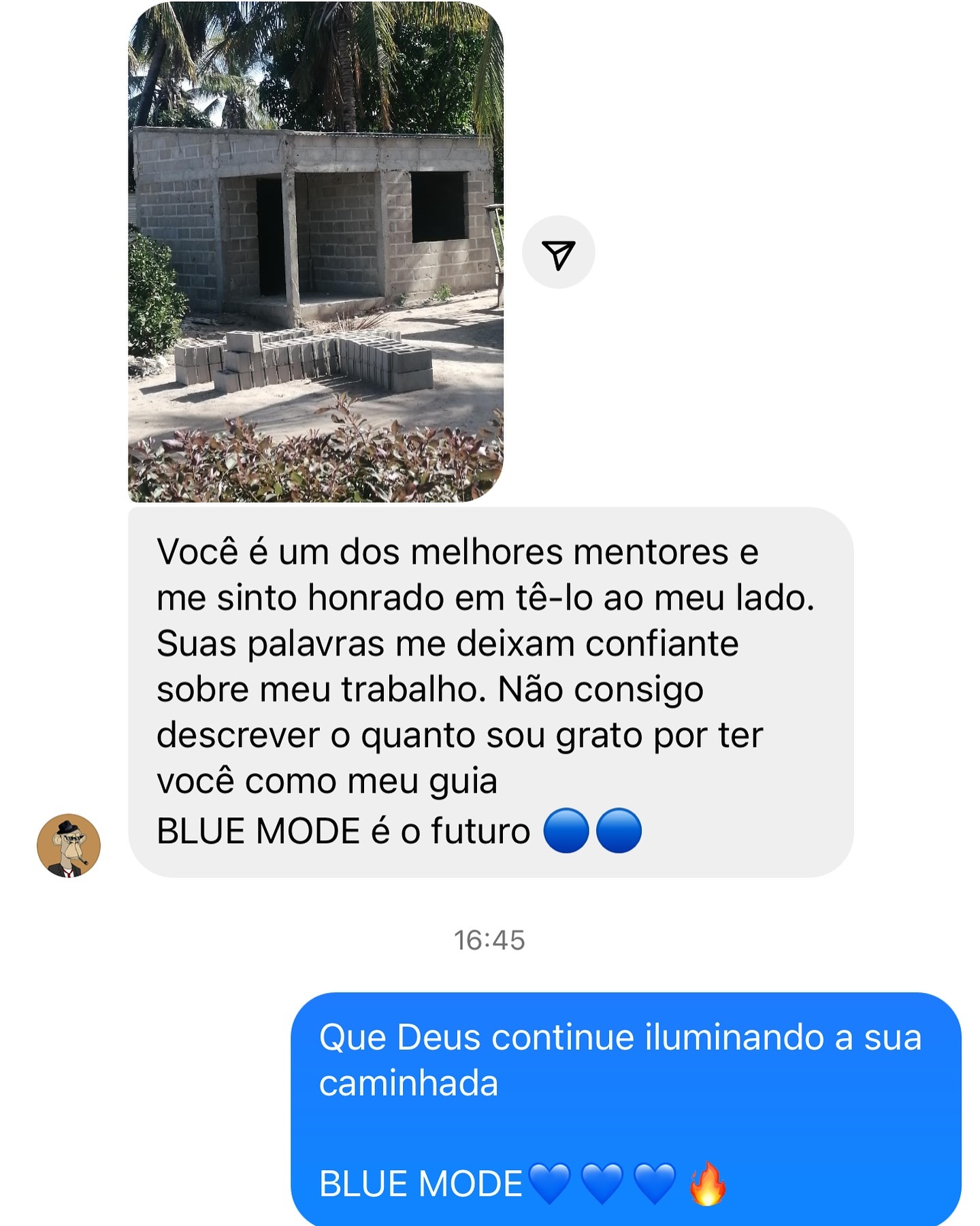 Testemunho real de membro Blue Mode