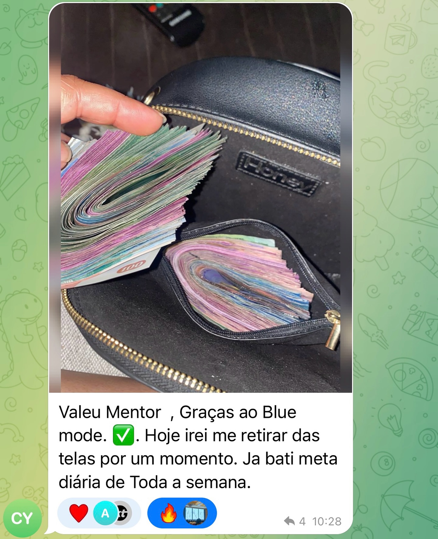 Testemunho real de membro Blue Mode