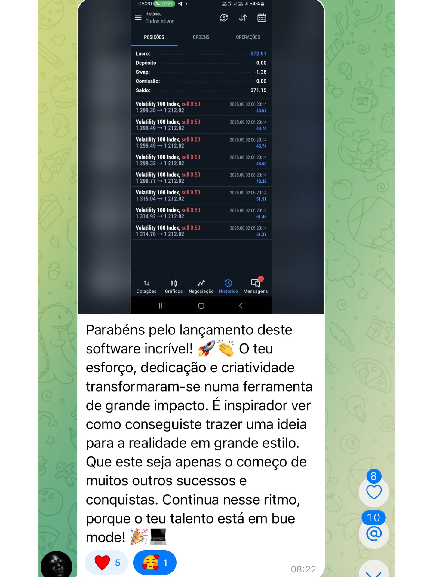Testemunho real de membro Blue Mode